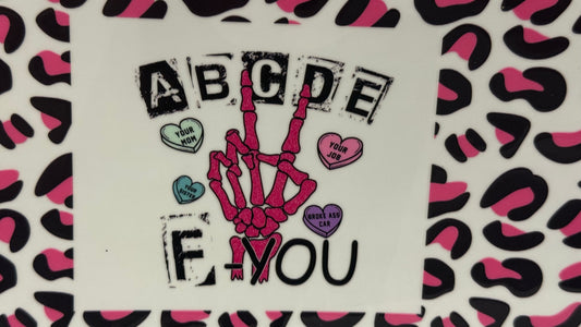 ABCDEF-You Cup Wrap Sarcasm