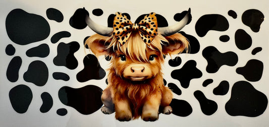 Baby Highland Cow Cup Wrap