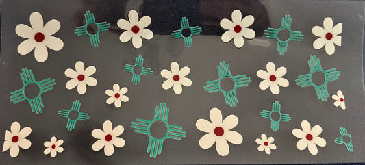 New Mexico Zia Symbol Cup Wrap