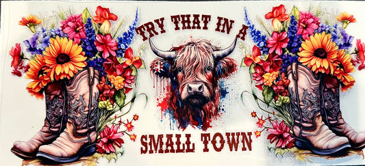 Country Highland Cow