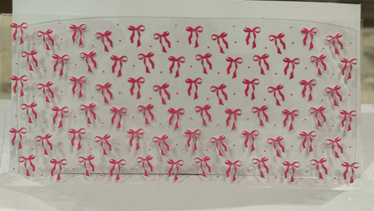 Tiny Pink Bows Cup Wrap