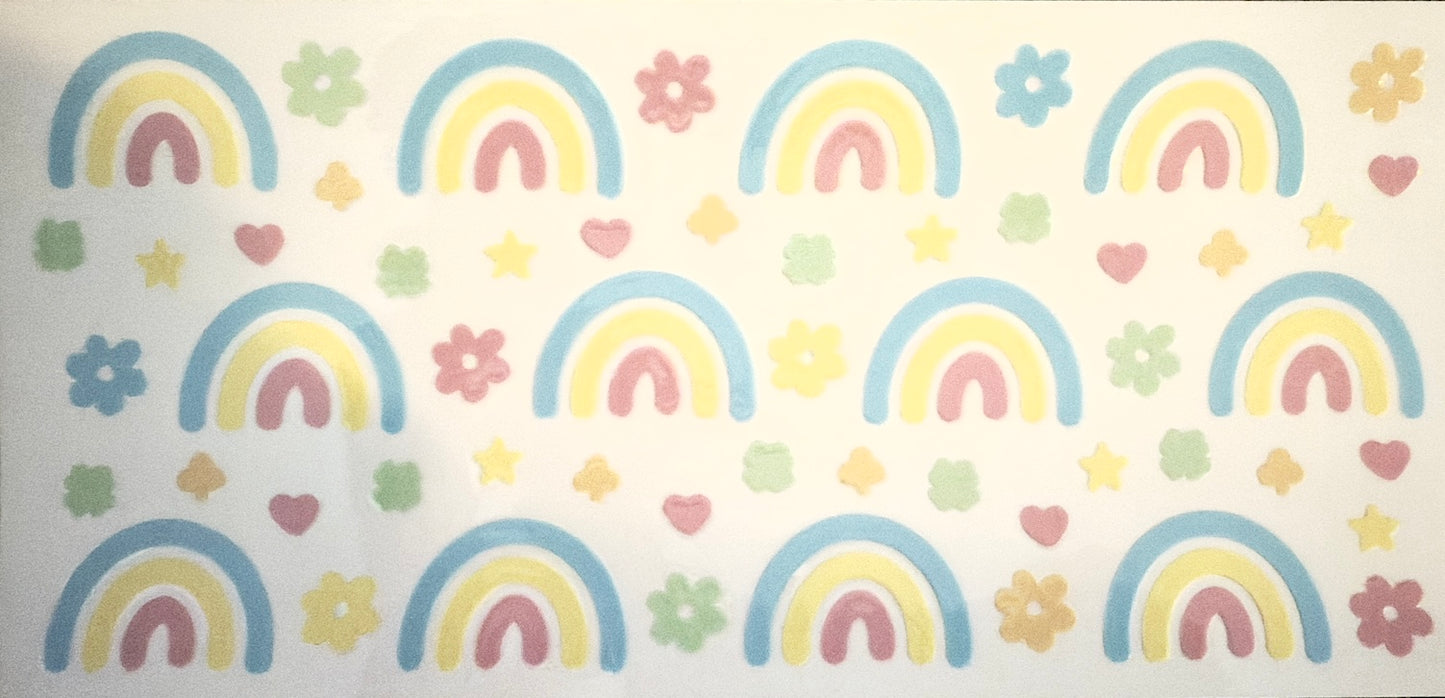 Pastel Rainbow Cup Wrap