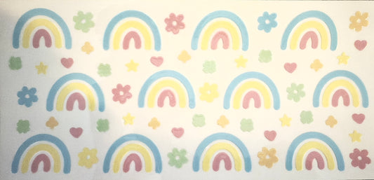 Pastel Rainbow Cup Wrap